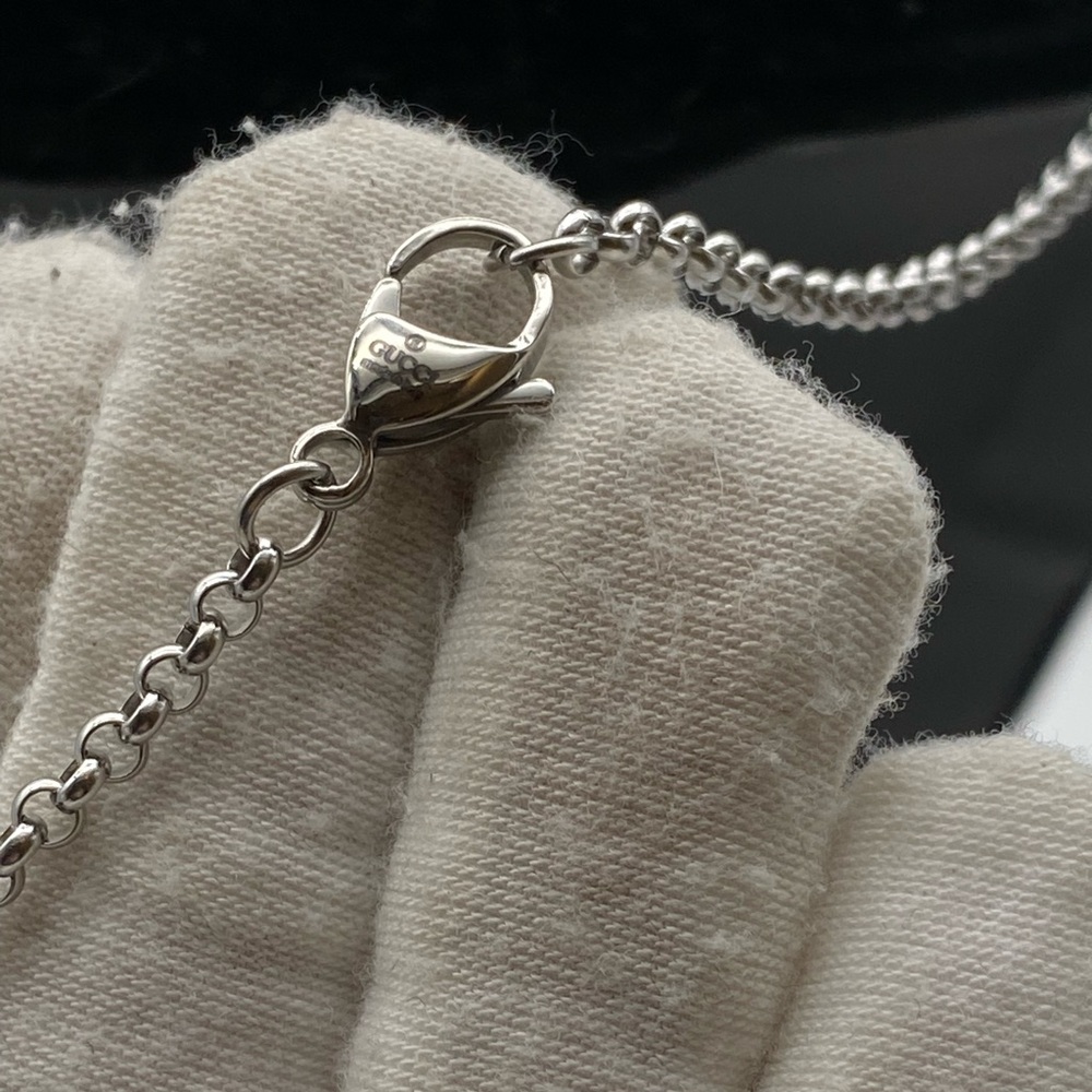 Gucci Full Inclusion Enamel Rainbow Ghost Pendant Necklace With Gift Bag & Box - Picture 16 of 16